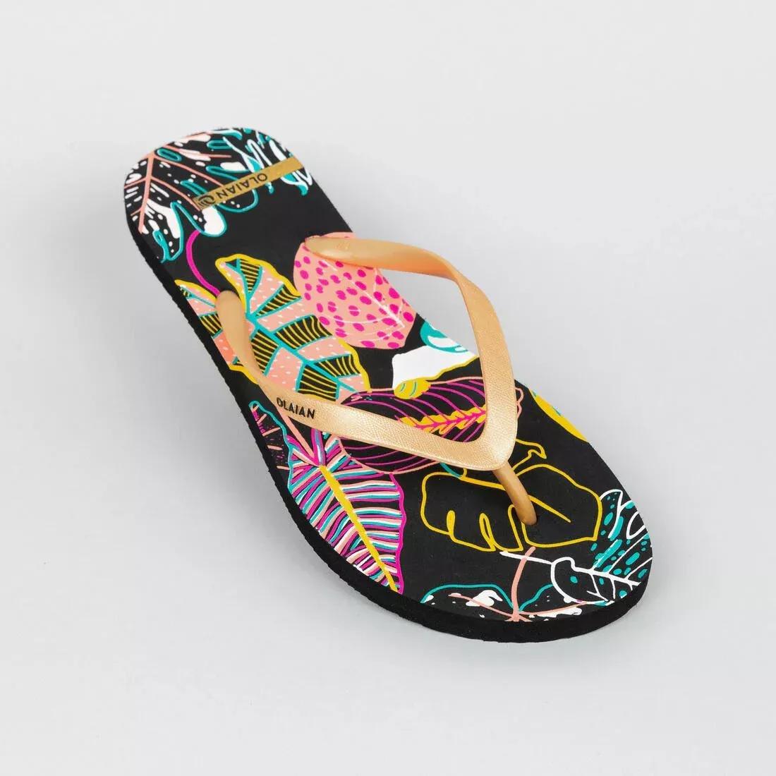 Women Flip-Flops - TO100S Print, White, No Color, large image number 9