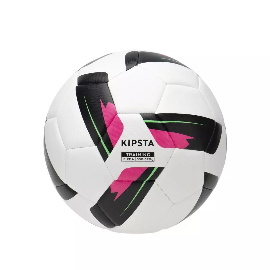 Size 3 Machine-Stitched Football Training Ball, No Color, medium