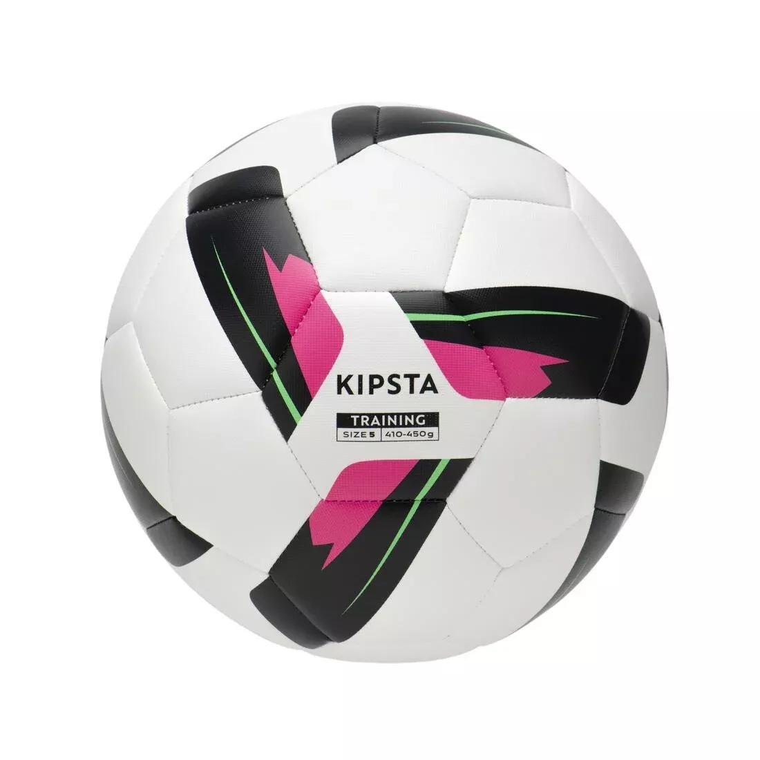 Size 3 Machine-Stitched Football Training Ball, No Color, large image number 0