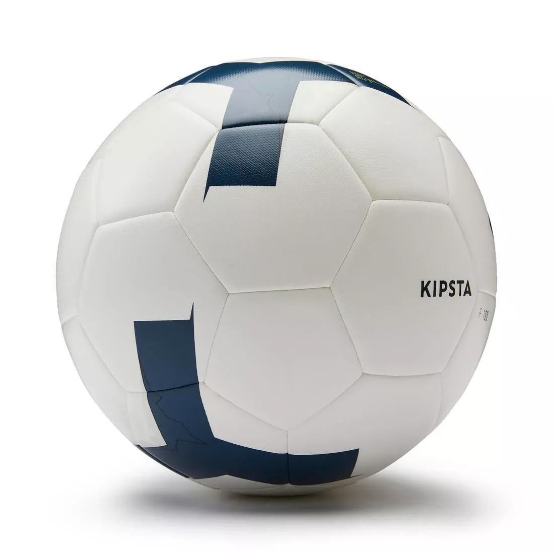 Size 3 Machine-Stitched Football Training Ball, No Color, medium