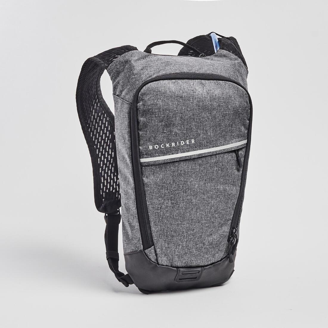 Hydration Backpack 4 L/1L Water, Grey, No Color, medium