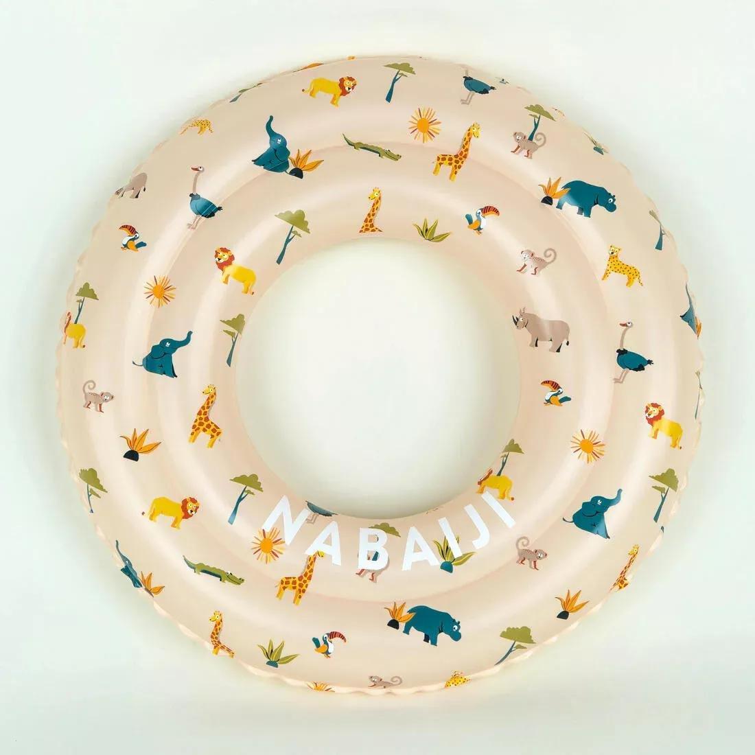 FLINT GREY Swimming inflatable 51 cm pool ring for kids aged 3-6 PANDAS print, No Color, large image number 10