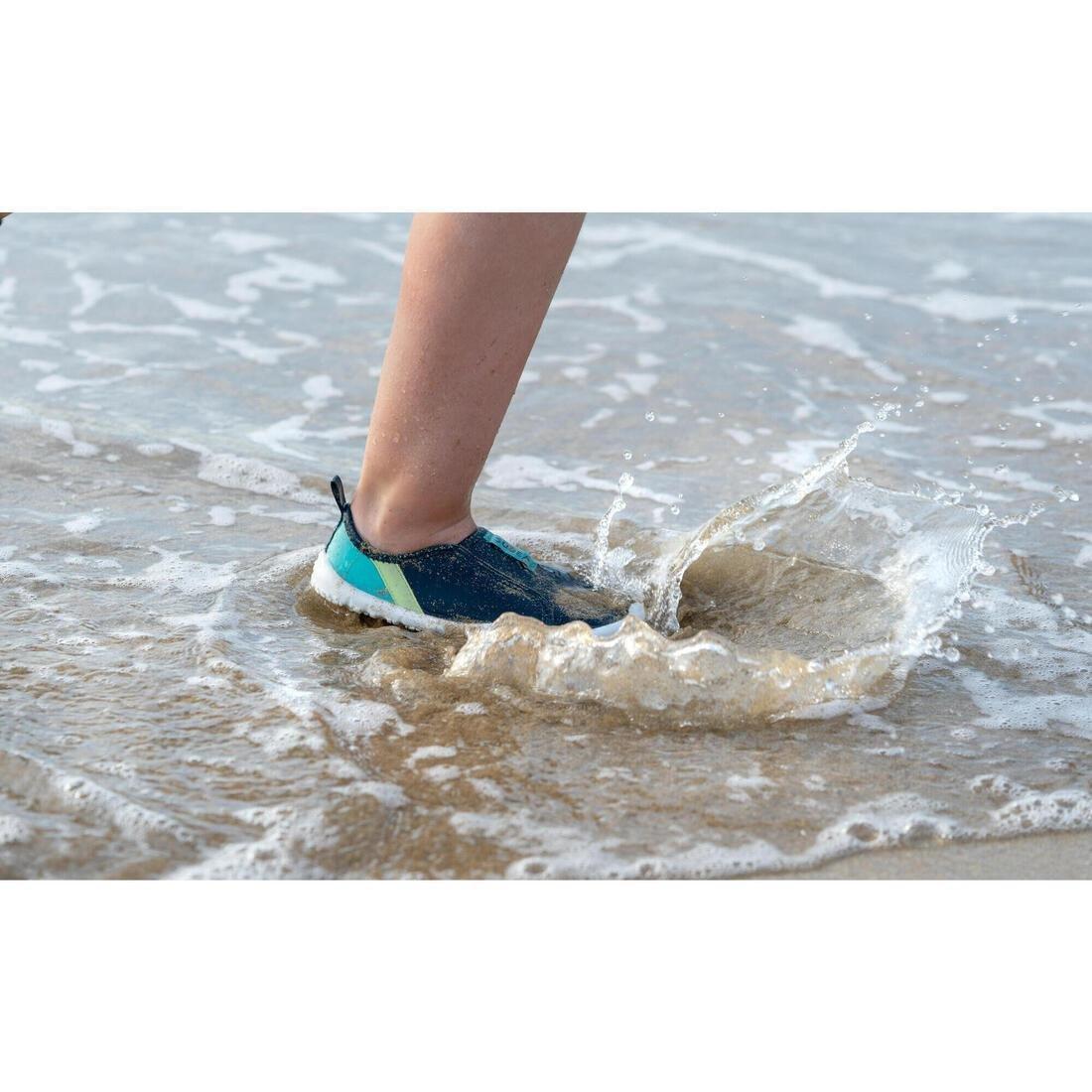 Elasticated Aquashoes For Kids - Aquashoes 120 Beach Party, Black, , large image number 5