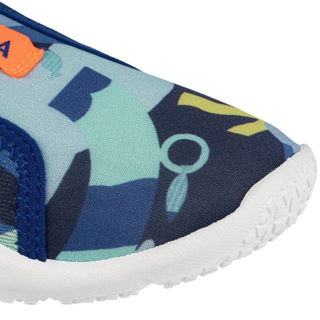 Elasticated Aquashoes For Kids - Aquashoes 120 Beach Party, Black, , large image number 7