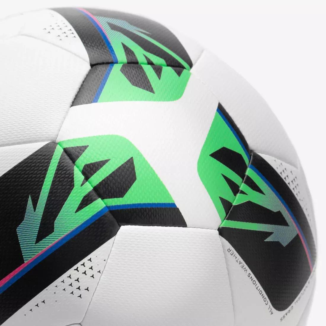 ULTRA WHITE Size 3 Football Club Hybrid - White, No Color, large image number 4