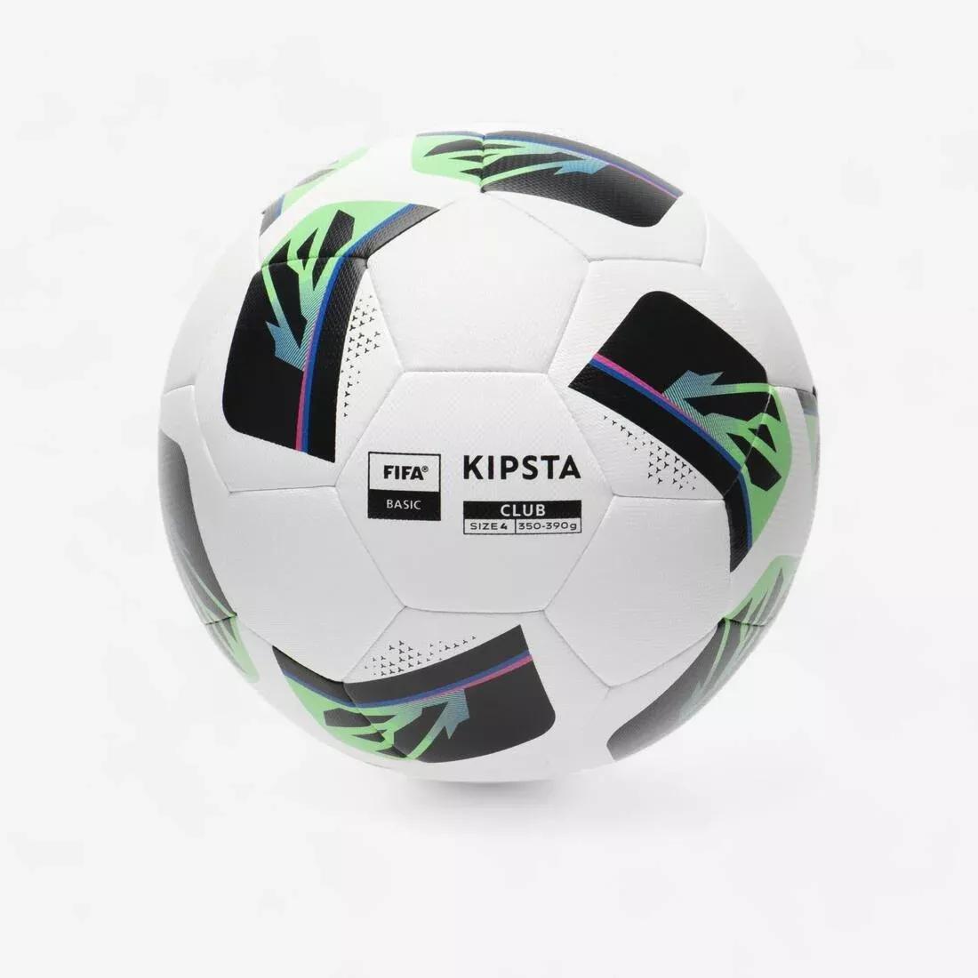 ULTRA WHITE Size 4 FIFA Basic Football Club Hybrid - White, No Color, medium