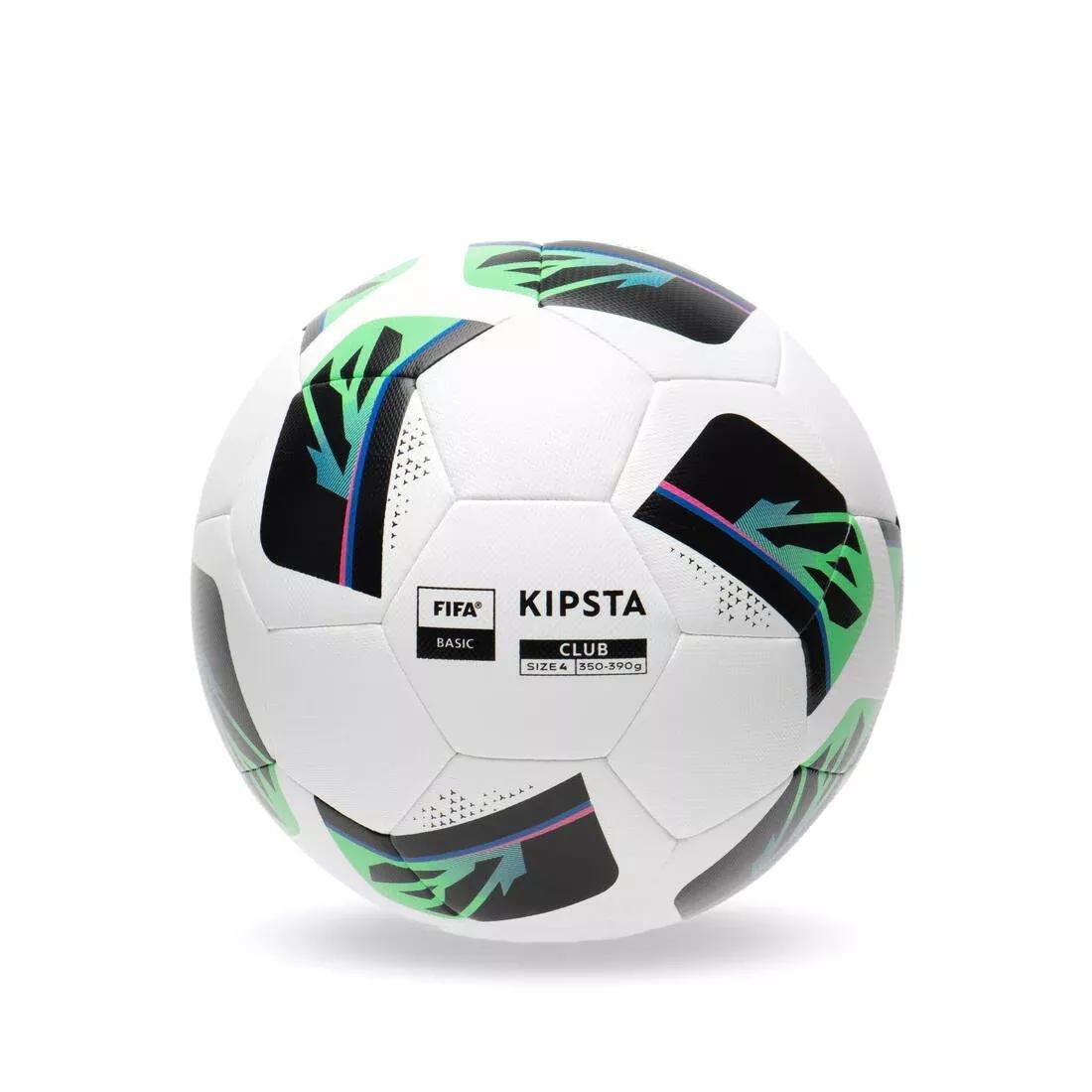 ULTRA WHITE Size 4 FIFA Basic Football Club Hybrid - White, No Color, large image number 6