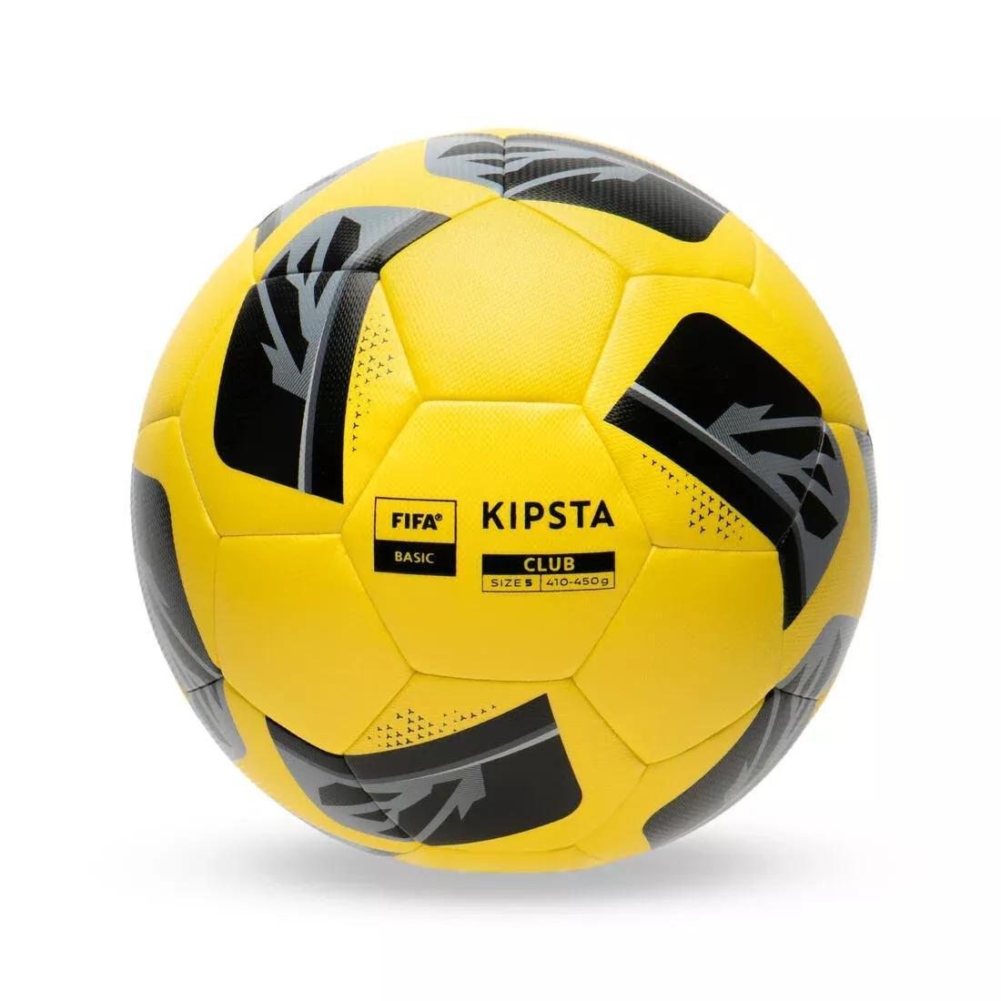 Size 5 FIFA Basic Football Club Hybrid, Orange, No Color, large image number 7