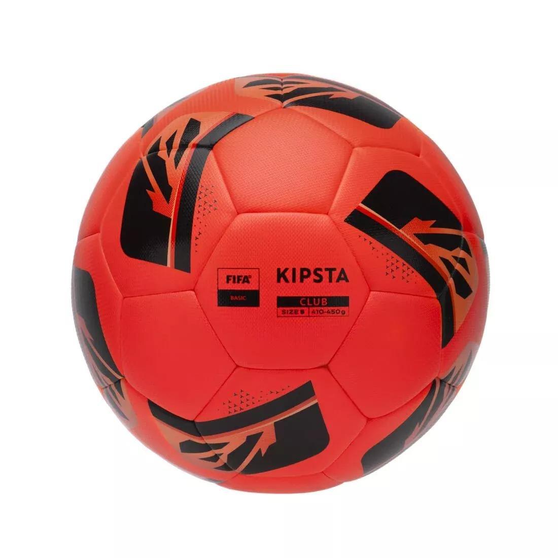 Size 5 FIFA Basic Football Club Hybrid, Orange, No Color, large image number 9