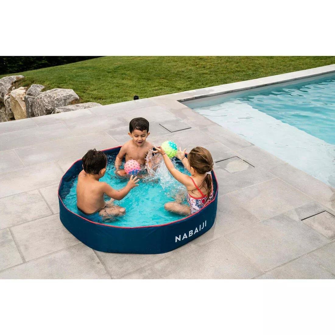 Green small learning to swim ball with dots, No Color, large image number 5