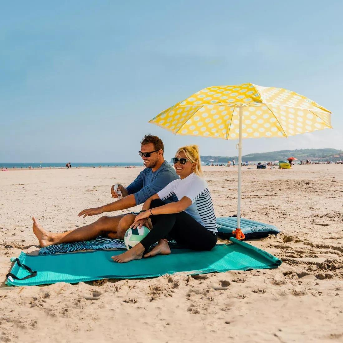 GREEN beach mat turquoise blue, No Color, large image number 5