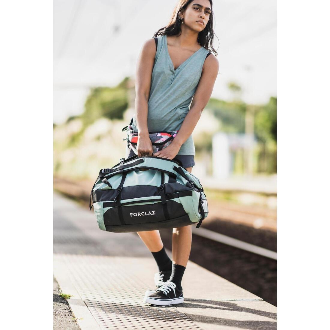 Duffle Carry Bag - 30/40 L - Extendable, Green, No Color, large image number 1