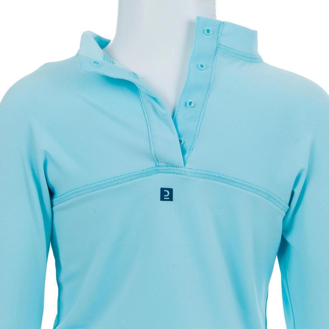 Kids Unisex Long-Sleeve Uv-Protection T-Shirt, White, No Color, large image number 13