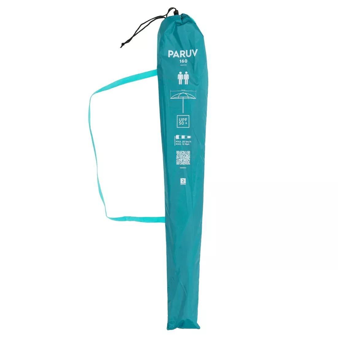 Paruv 160 Beach Parasol - Upf 50+ 2 Places, Blue, No Color, large image number 6