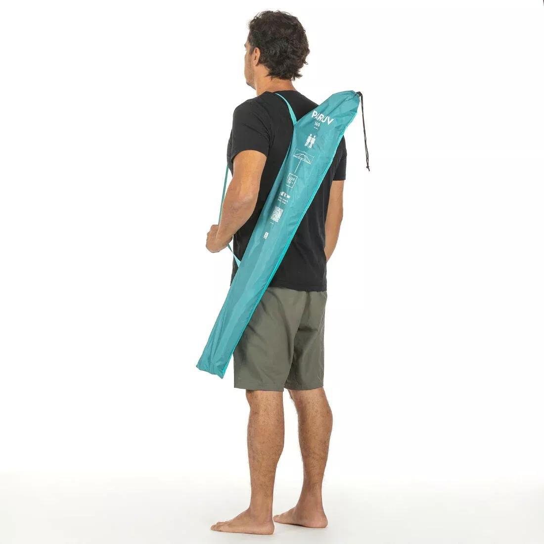 Paruv 160 Beach Parasol - Upf 50+ 2 Places, Blue, No Color, large image number 7