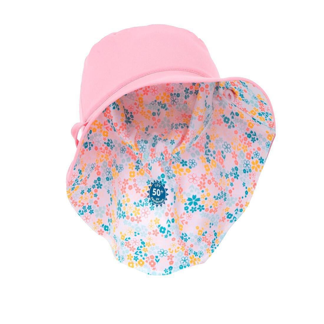 Kids Unisex Reversible Anti-Uv Hat, Yellow, , large image number 10