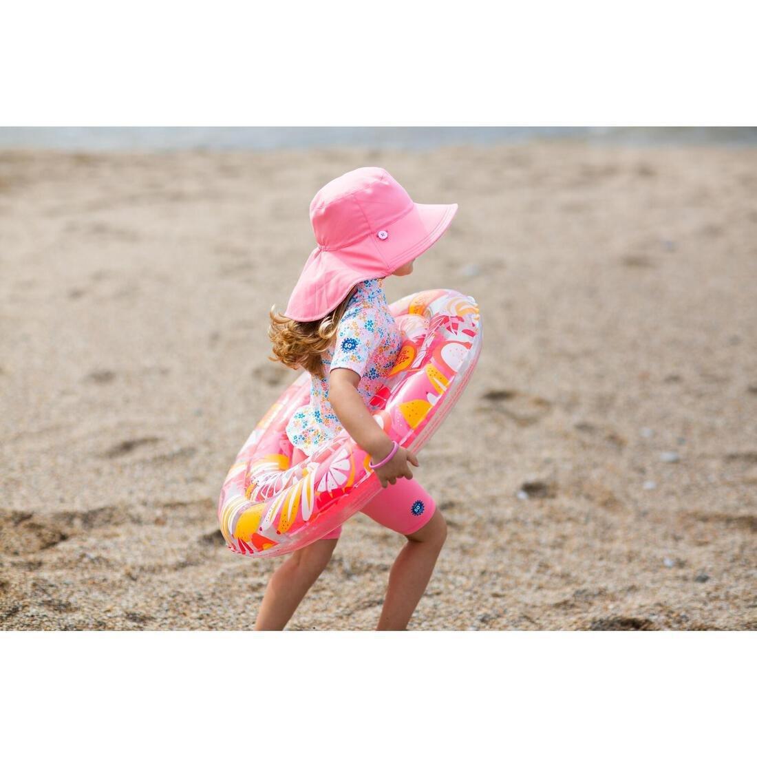 Kids Unisex Reversible Anti-Uv Hat, Yellow, , large image number 12