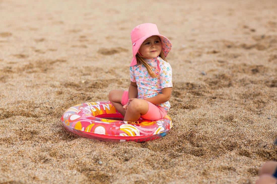 Kids Unisex Reversible Anti-Uv Hat, Yellow, , large image number 14