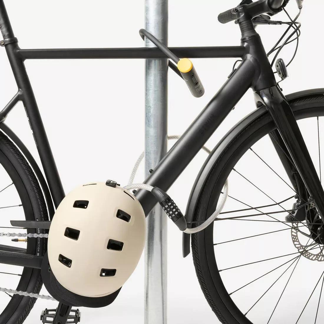 Bike Accessories Anti-Theft Spiral Lock Code - 120, Clear, No Color, large image number 2