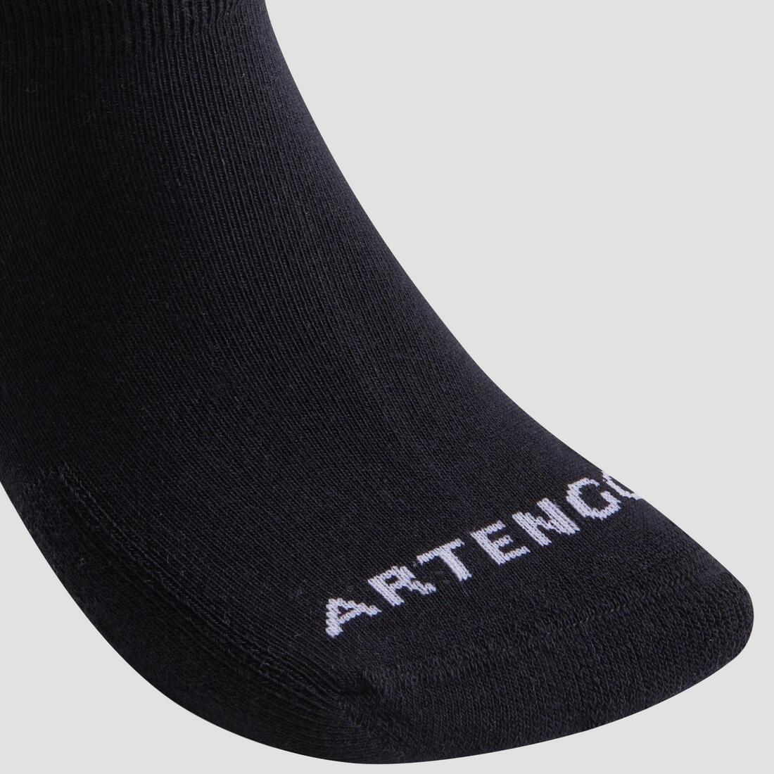 Low Tennis Socks - RS100 Tri-Pack, Black, No Color, large image number 1