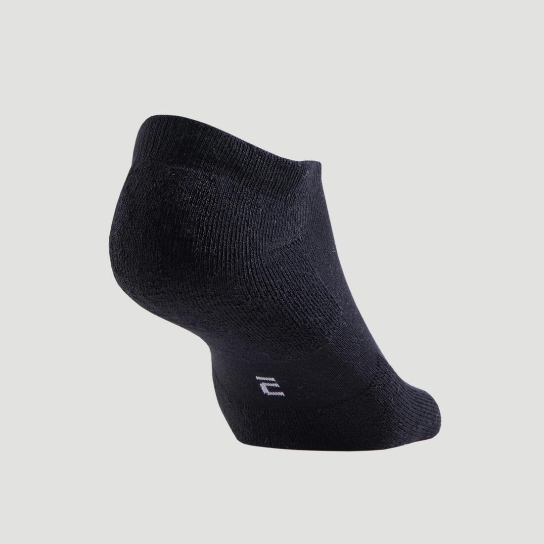 Low Tennis Socks - RS100 Tri-Pack, Black, No Color, large image number 4