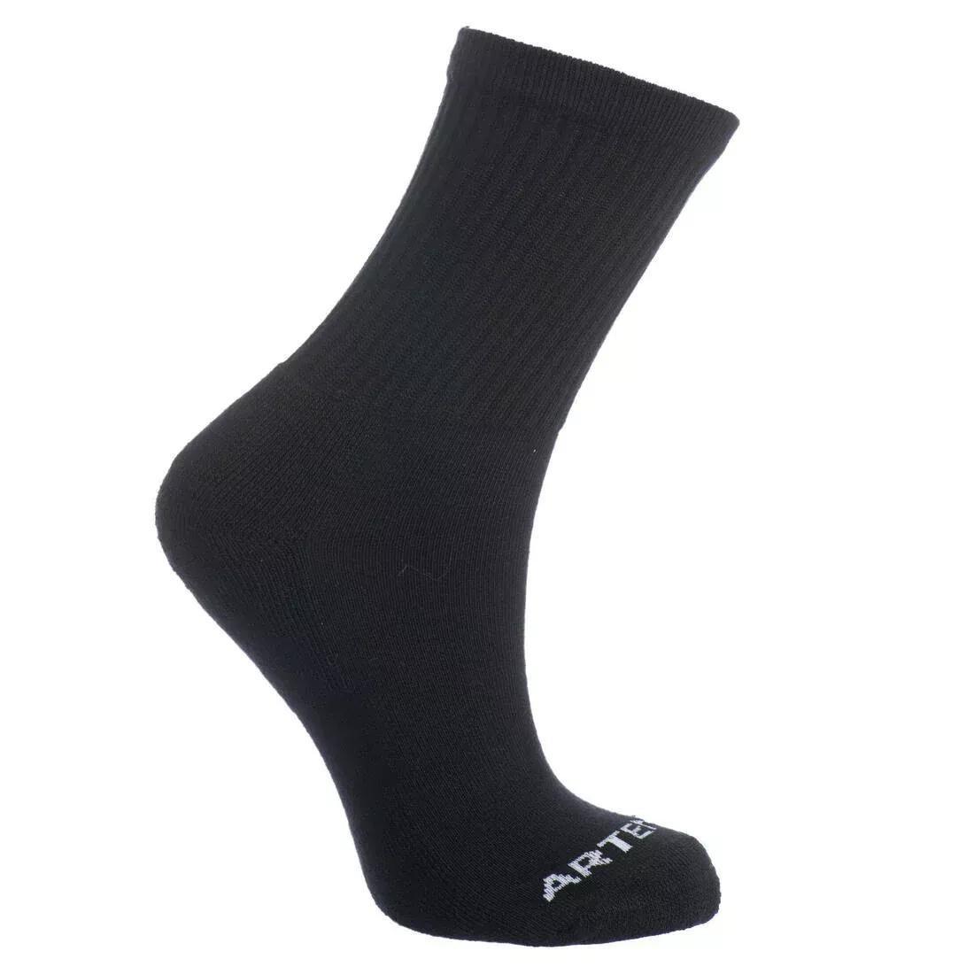 High Sports Socks - RS 100 Tri-Pack, Black, No Color, large image number 4