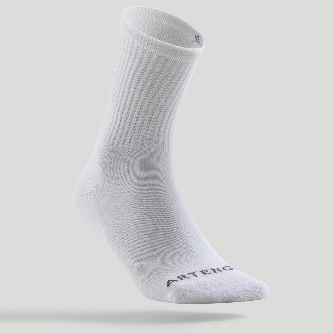 High Sports Socks - RS100 Tri-Pack, White, No Color, large image number 3