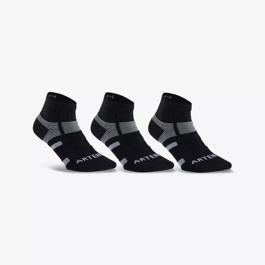 Sports Socks -RS560 Mid - Tri-Pack, Black, No Color, large image number 1