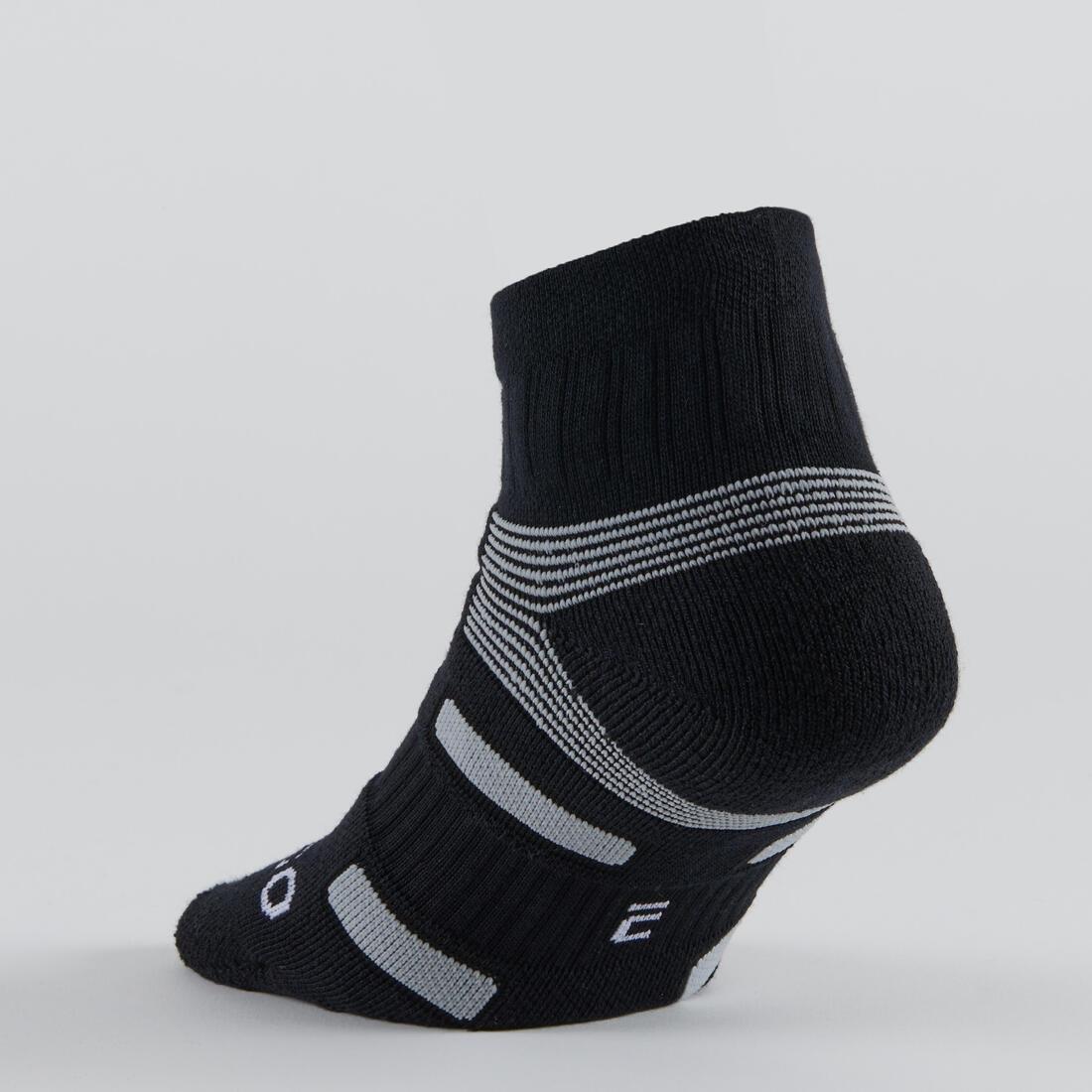 Sports Socks -RS560 Mid - Tri-Pack, Black, No Color, large image number 3