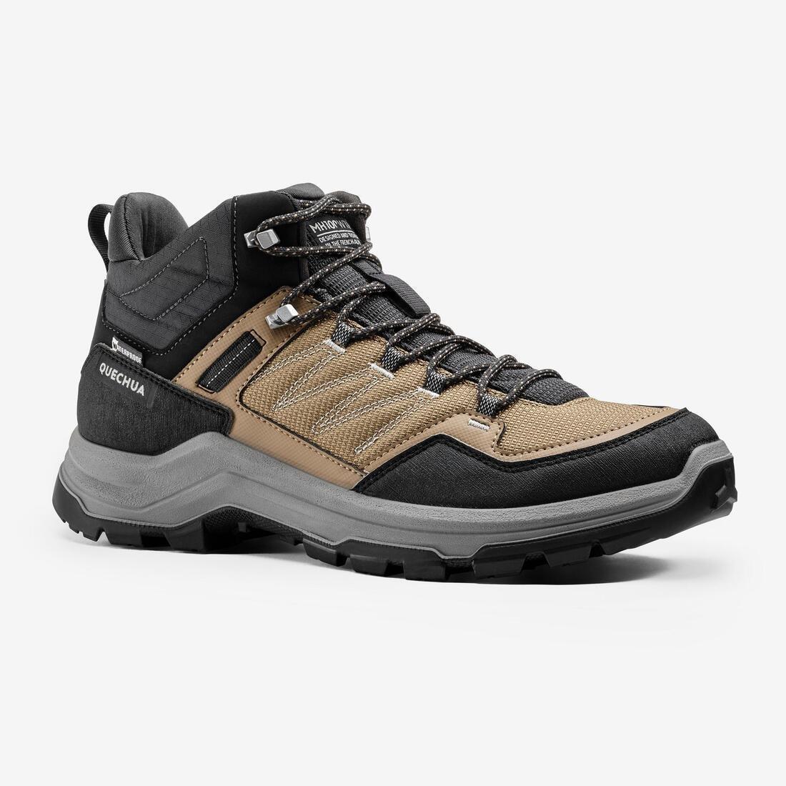 Men Waterproof Walking Boots - MH100, Navy, No Color, medium