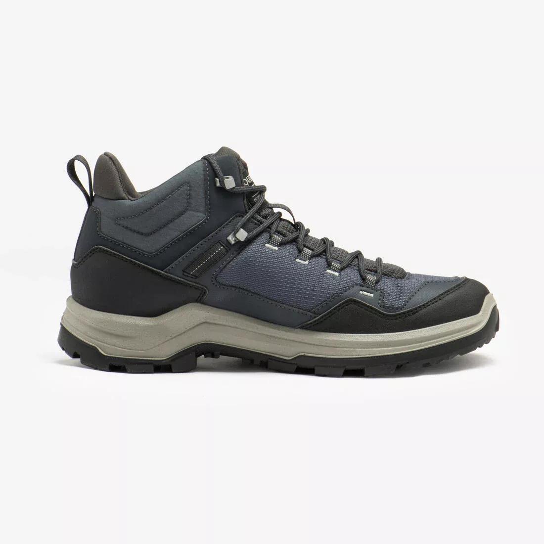 Men Waterproof Walking Boots - MH100, Navy, No Color, large image number 4