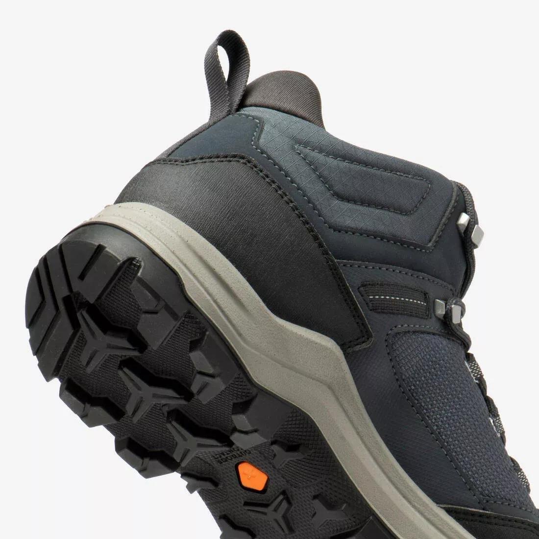 Men Waterproof Walking Boots - MH100, Navy, No Color, large image number 9