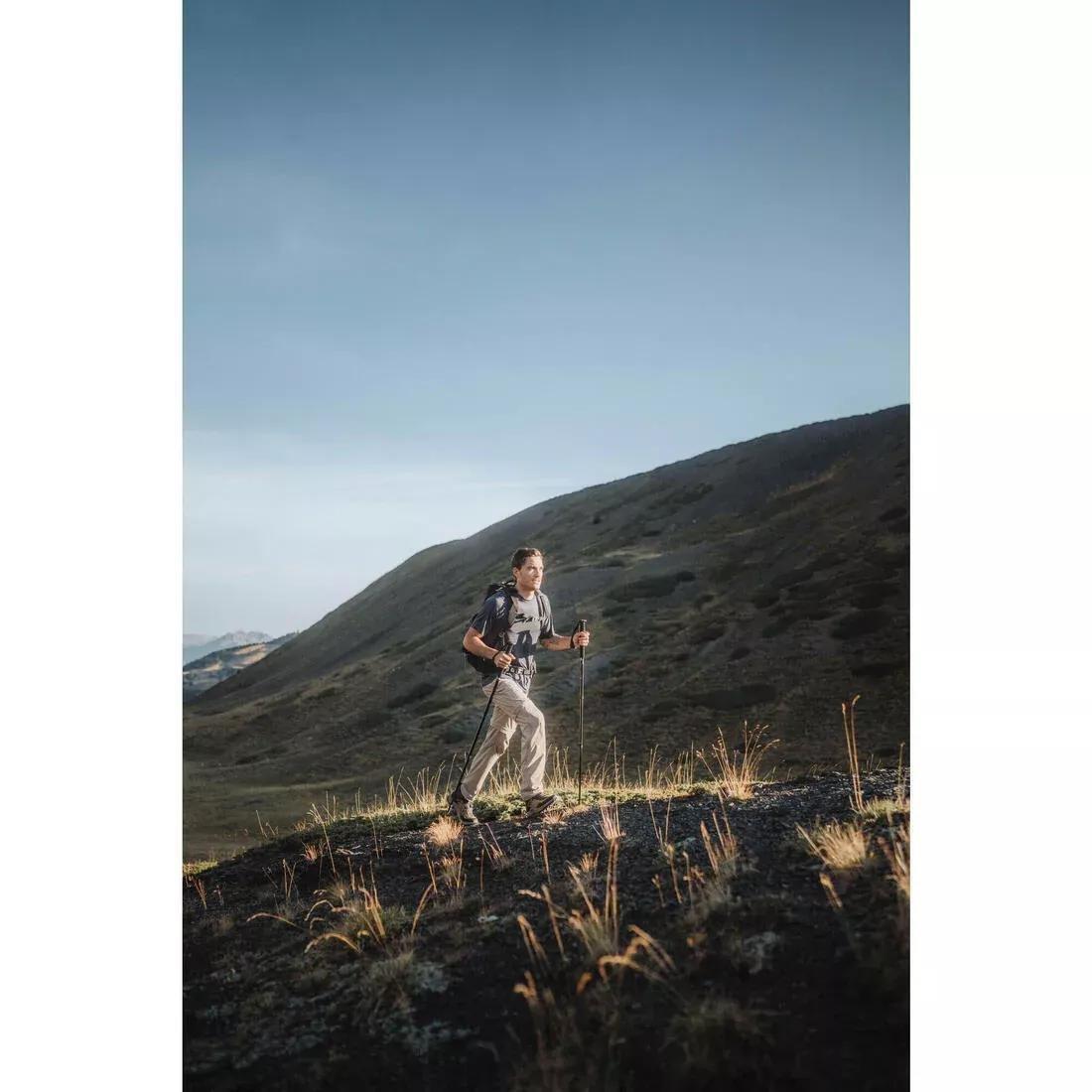 Men High-Rise Waterproof Hiking Boots - MH100, Beige, No Color, medium