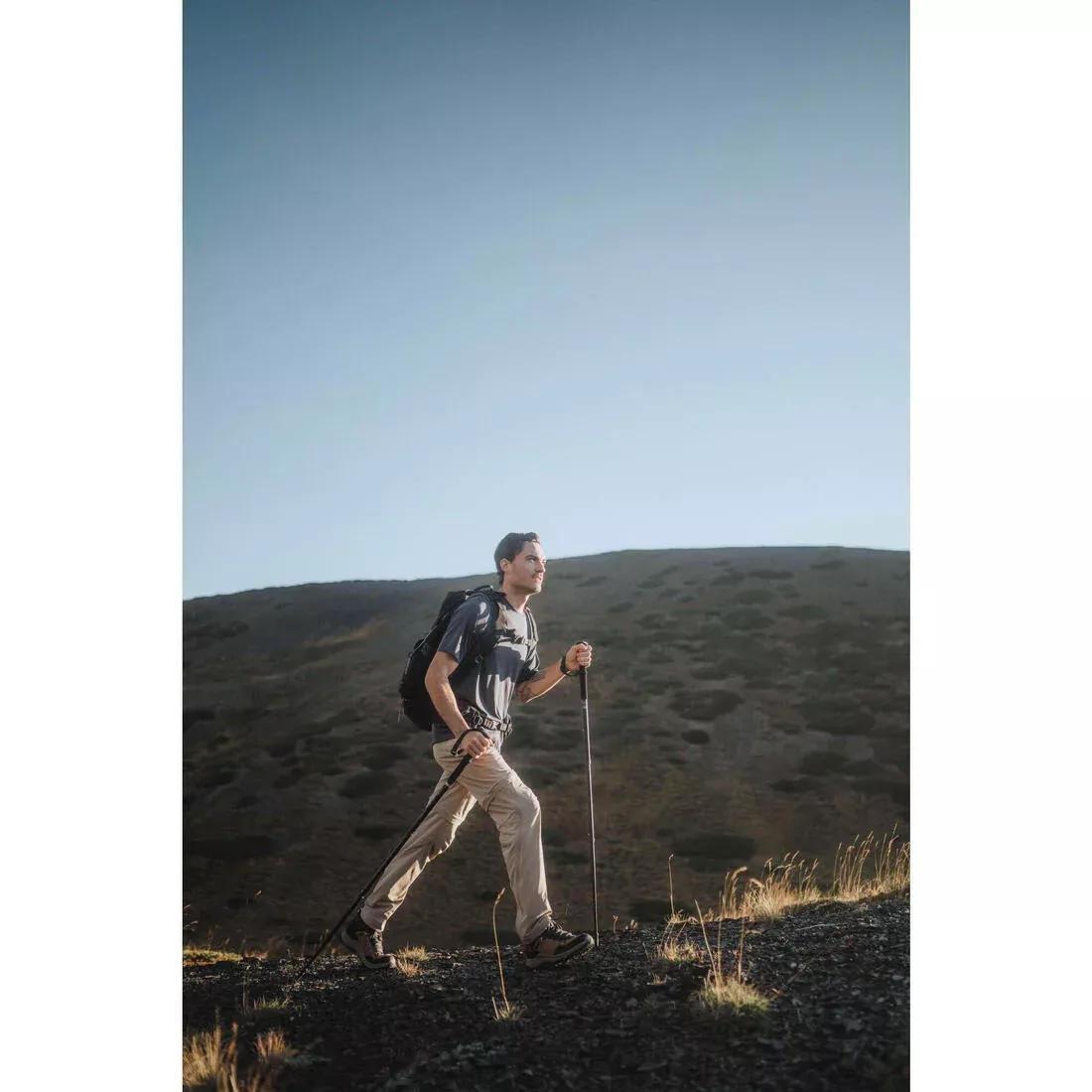 Men High-Rise Waterproof Hiking Boots - MH100, Beige, No Color, large image number 2