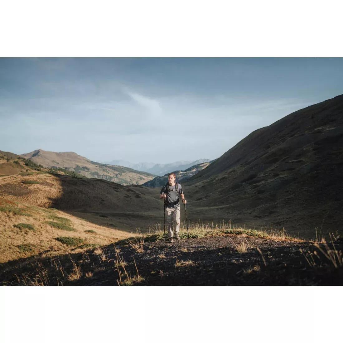 Men High-Rise Waterproof Hiking Boots - MH100, Beige, No Color, large image number 3