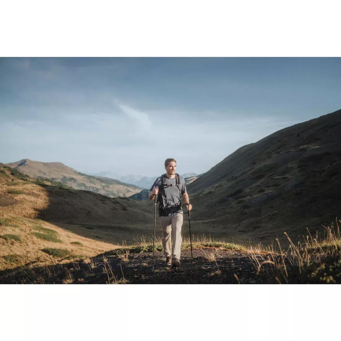 Men High-Rise Waterproof Hiking Boots - MH100, Beige, No Color, large image number 4