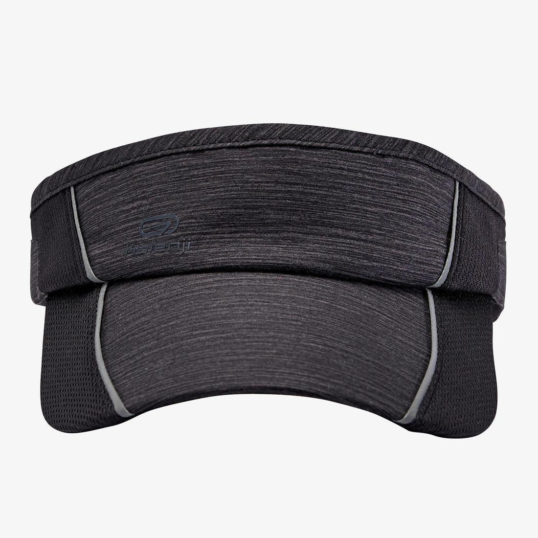 Unisex Adjustable Running Visor, Black, No Color, large image number 9