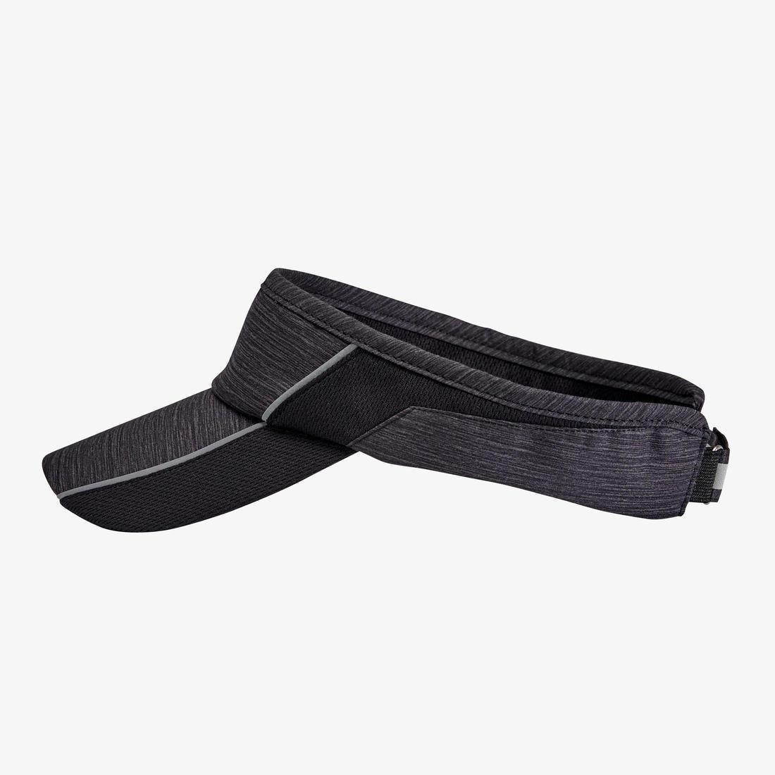 Unisex Adjustable Running Visor, Black, No Color, large image number 11