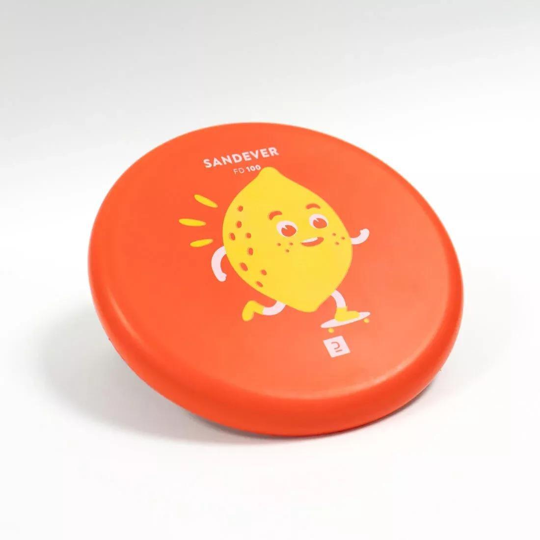 Flying Disc - Pink Flag, Orange, No Color, large image number 3