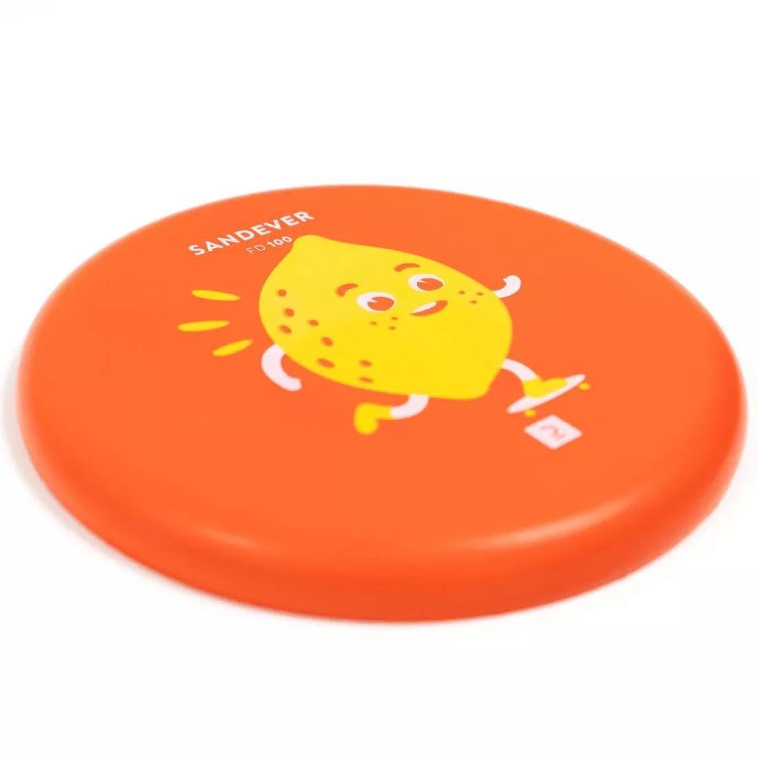 Kids Unisex Flying Disc, Orange, No Color, large image number 1
