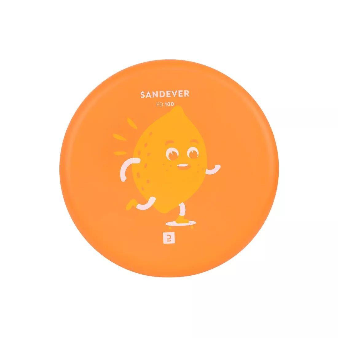 Kids Unisex Flying Disc, Orange, No Color, large image number 4