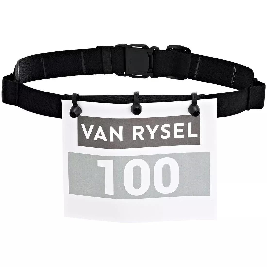 Short-Distance Triathlon Number Belt - One Size, Black, No Color, medium