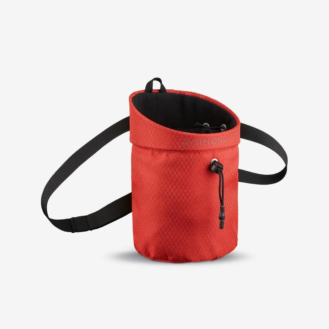 CLIMBING CHALK BAG EDGE, Red, No Color, medium
