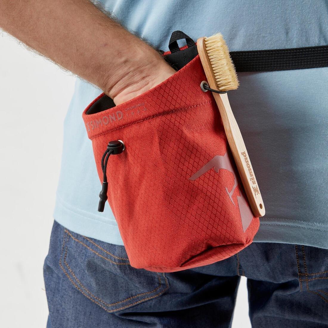 CLIMBING CHALK BAG EDGE, Red, No Color, medium
