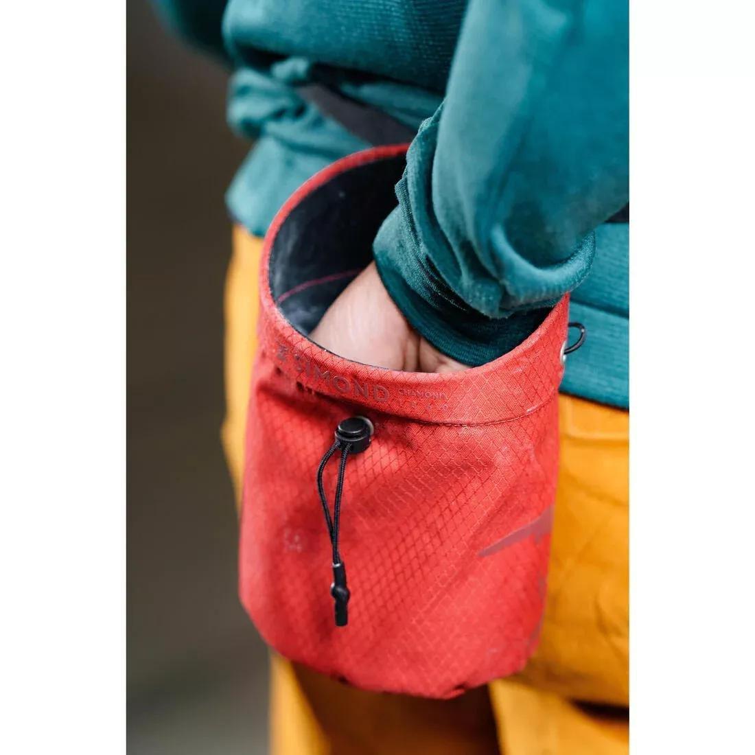 CLIMBING CHALK BAG EDGE, Red, No Color, large image number 7