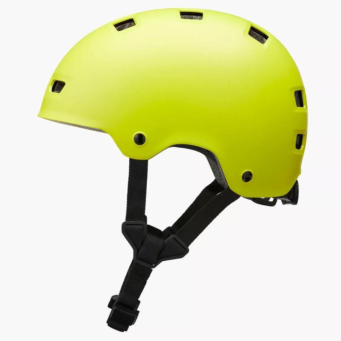 Skating Skateboarding Scootering Helmet - MF540, Yellow, No Color, large image number 2