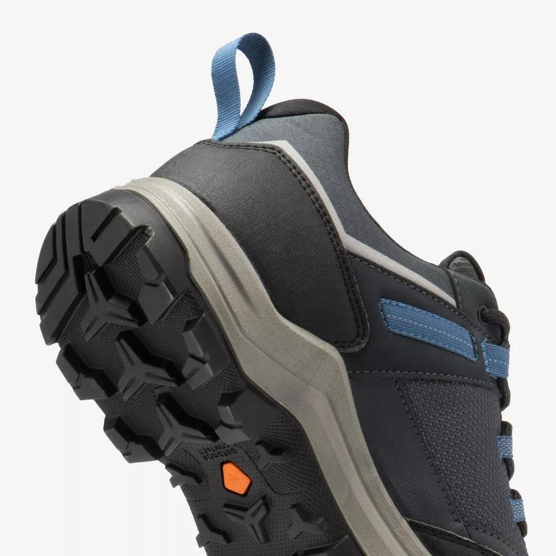 Men Low-Cut Waterproof Hiking Boots - MH100, Navy, No Color, large image number 9