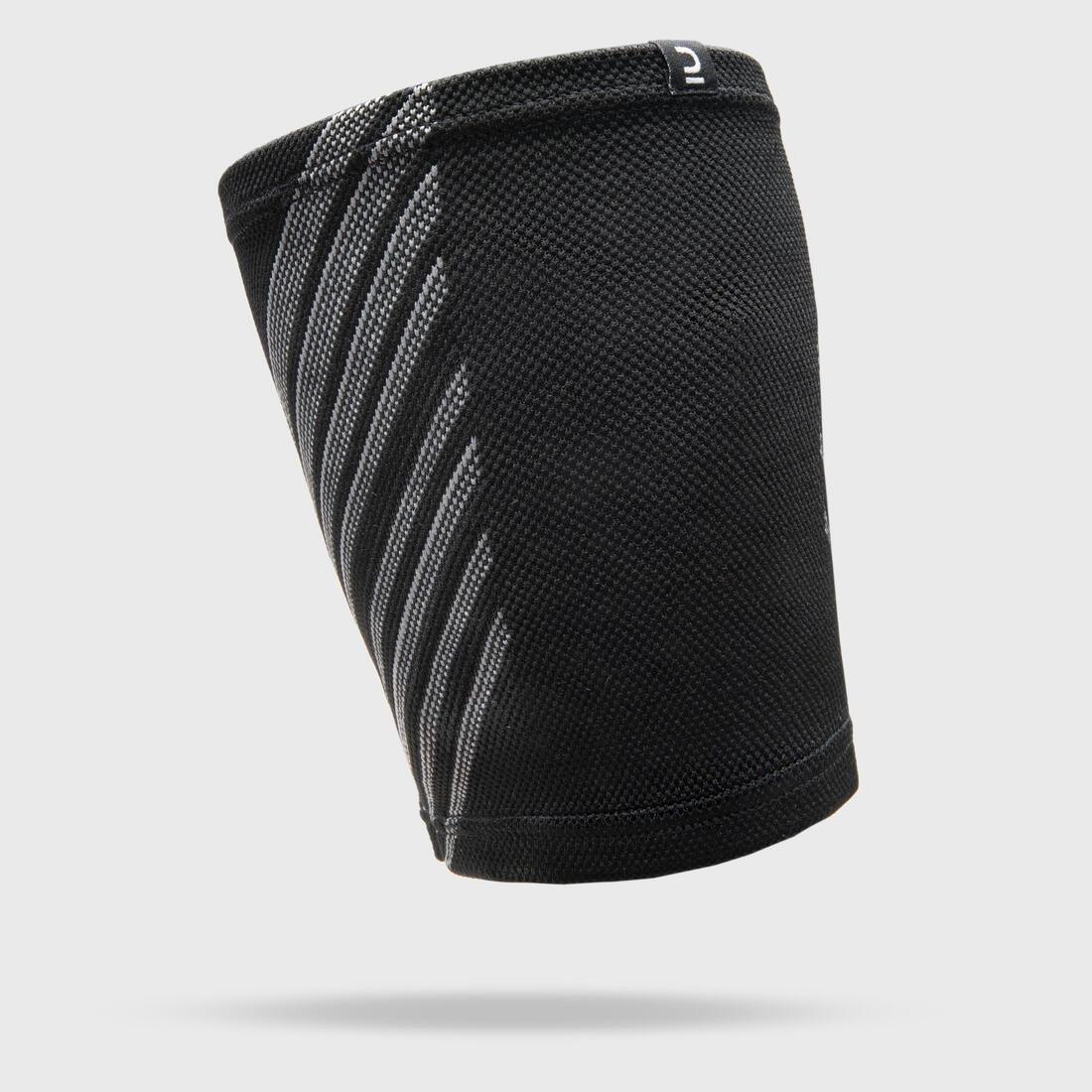 Adult Supportive Thigh Sleeve Thigh - P500, Black, No Color, large image number 1