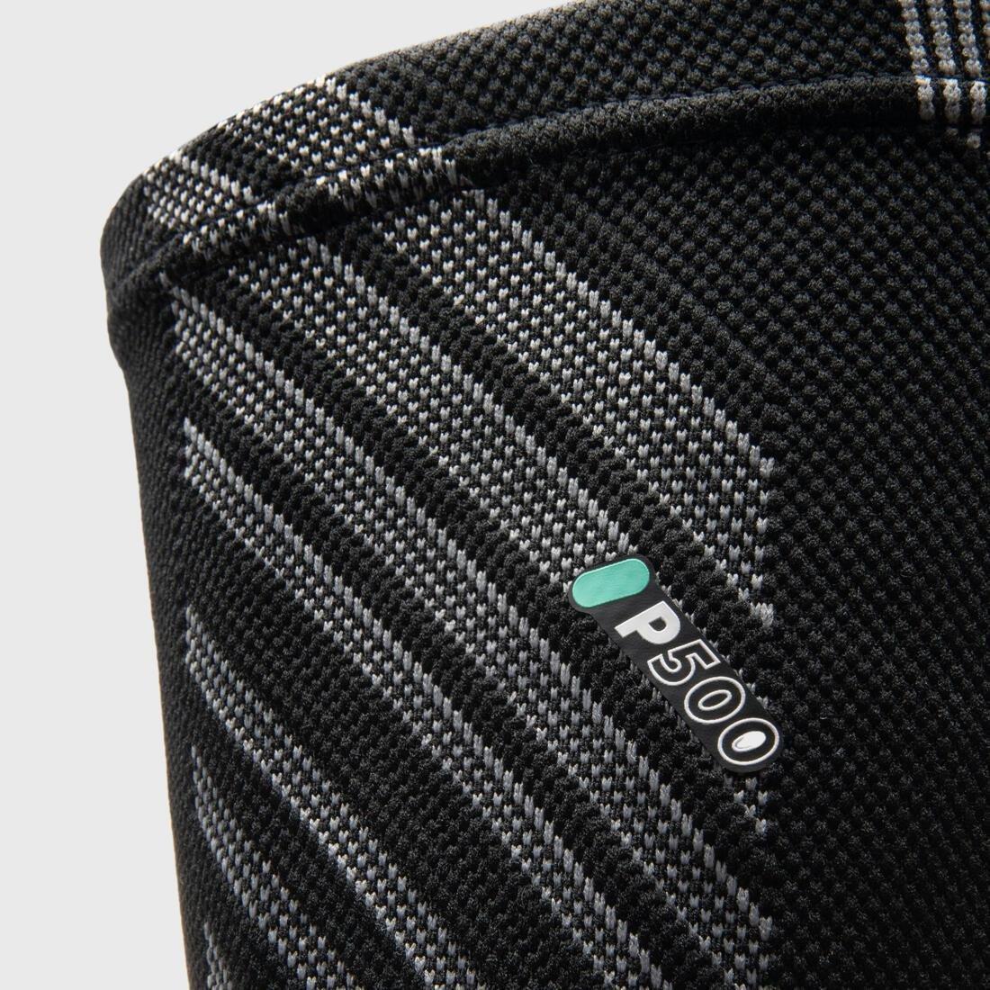 Adult Supportive Thigh Sleeve Thigh - P500, Black, No Color, large image number 3