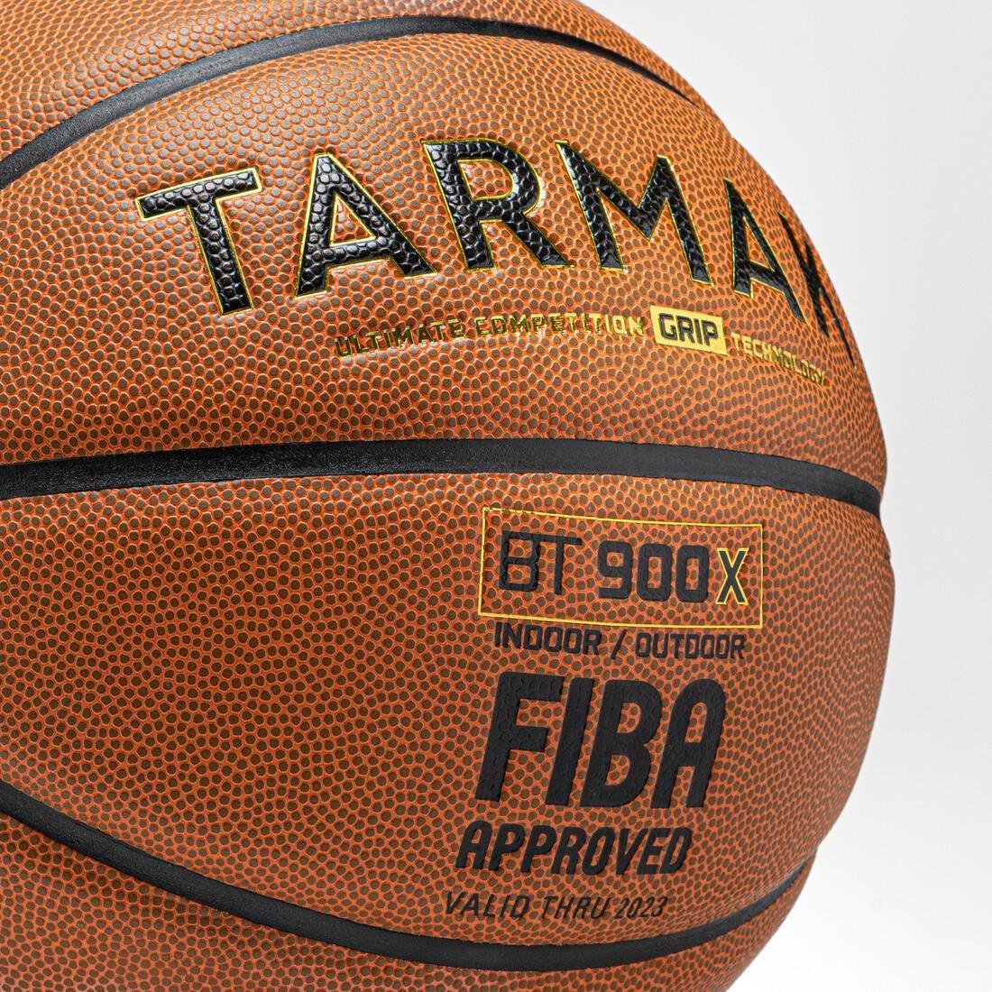 DEFAULT Size 7 FIBA Basketball BT900 Grip Touch - Orange, No Color, large image number 2